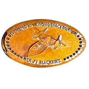 Evergreen Aviation Space Museum Elongated Penny Pressed Souvenir SR-71 Blackbird